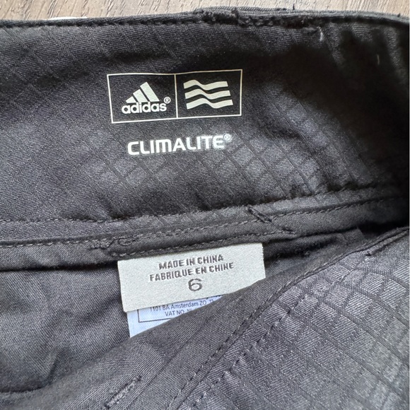 Adidas Black Climalite Capri Pants - Size 6 - Picture 6 of 12
